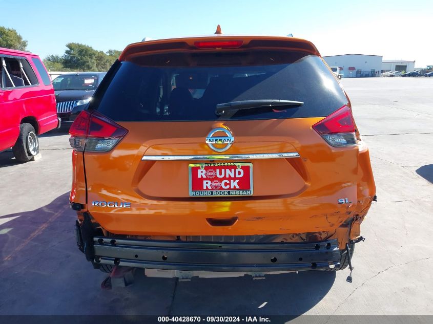 2018 Nissan Rogue Sl VIN: JN8AT2MTXJW486170 Lot: 40428670