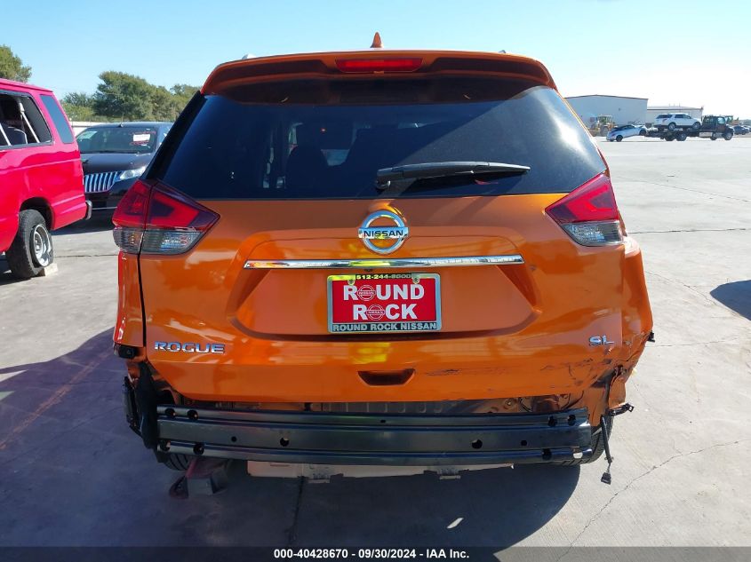 2018 Nissan Rogue Sl VIN: JN8AT2MTXJW486170 Lot: 40428670