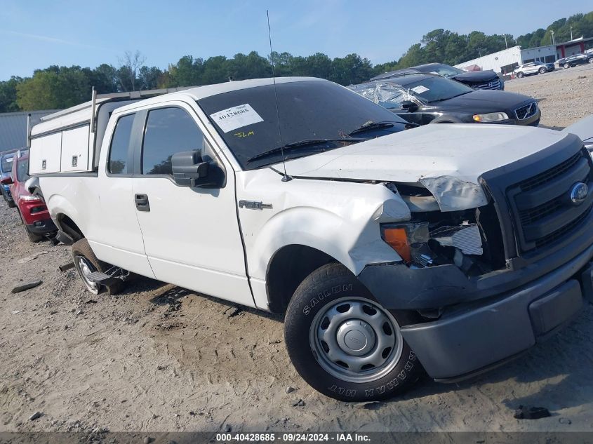 2013 Ford F150 Super Cab VIN: 1FTEX1CM1DFA20055 Lot: 40428685