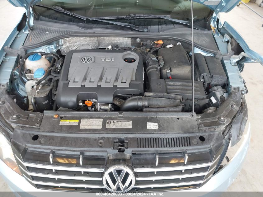 1VWCN7A36DC097111 2013 Volkswagen Passat Sel