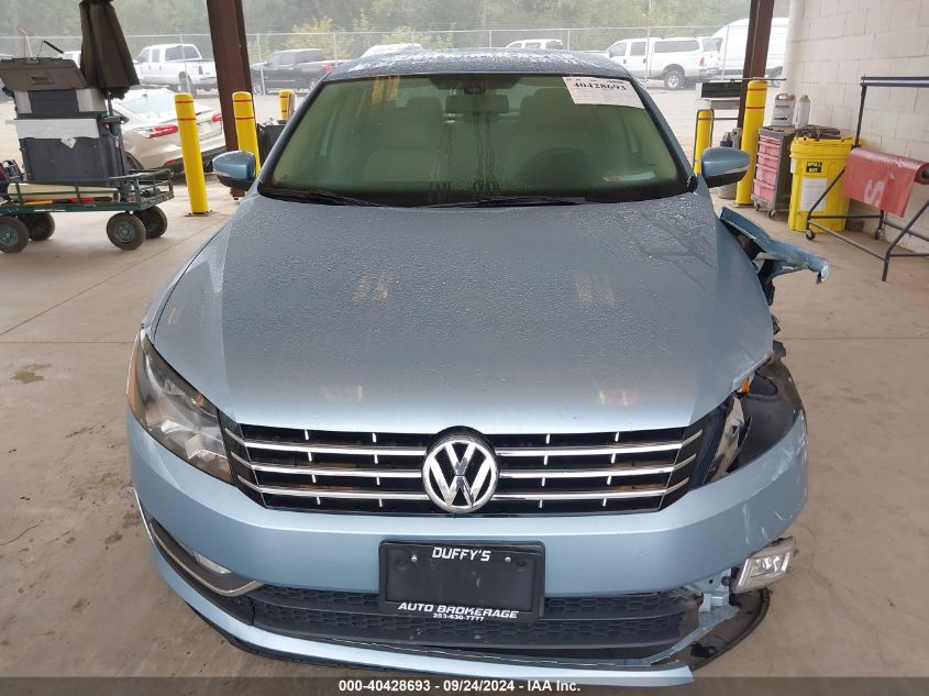 1VWCN7A36DC097111 2013 Volkswagen Passat Sel