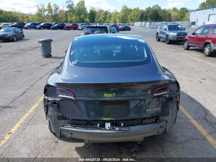 2022 Tesla Model 3 Long Range Dual Motor All-Wheel Drive VIN: 5YJ3E1EB5NF264967 Lot: 40428725