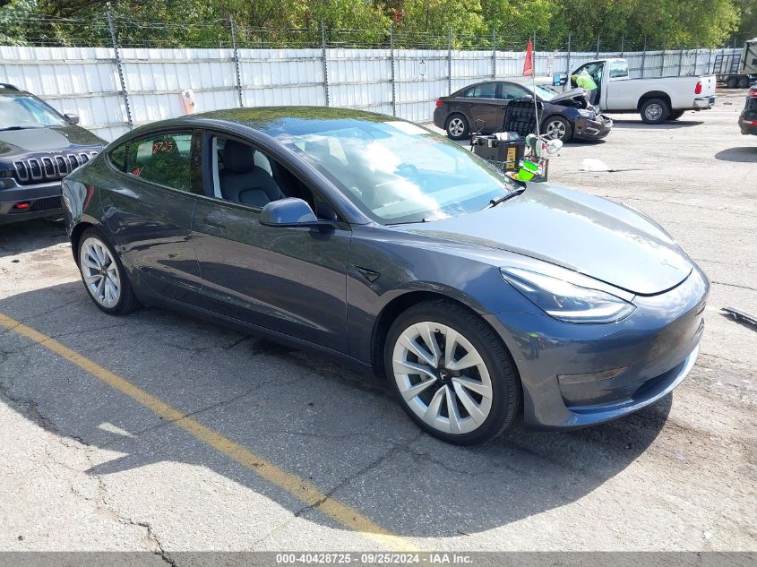 5YJ3E1EB5NF264967 2022 TESLA MODEL 3 - Image 1