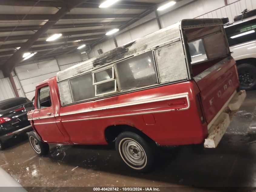 1977 Ford F100 VIN: F10BLY496789 Lot: 40428742