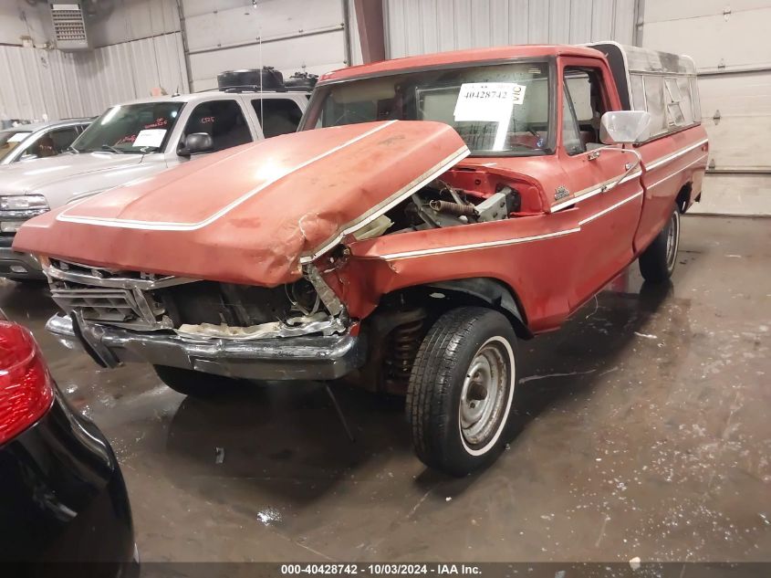 F10BLY496789 1977 Ford F100