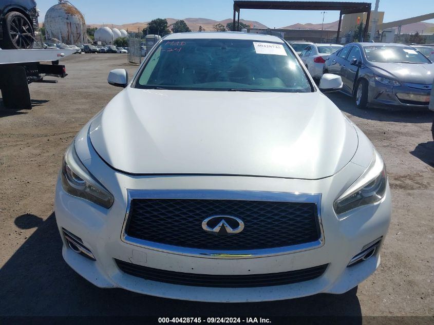 2014 Infiniti Q50 Premium VIN: JN1BV7AP0EM687188 Lot: 40428745