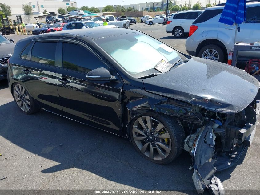 2018 Hyundai Elantra Gt Sport VIN: KMHH55LC9JU039991 Lot: 40428773