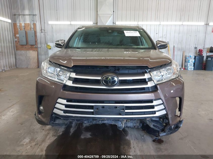 2018 Toyota Highlander Xle VIN: 5TDJZRFH2JS485140 Lot: 40428789