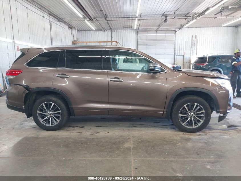 2018 Toyota Highlander Xle VIN: 5TDJZRFH2JS485140 Lot: 40428789