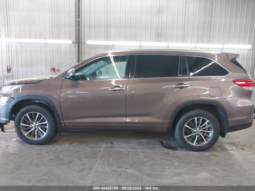 2018 Toyota Highlander Xle VIN: 5TDJZRFH2JS485140 Lot: 40428789