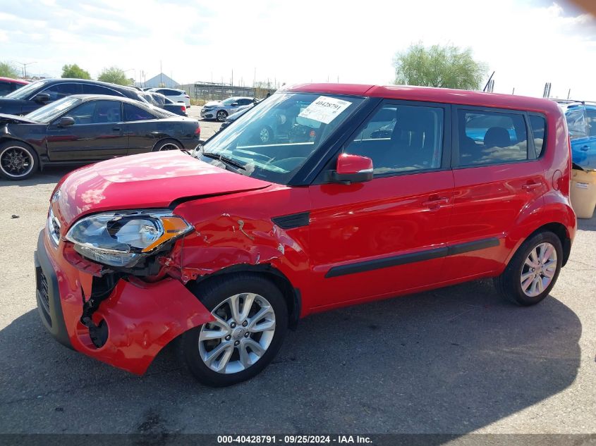 2013 Kia Soul + VIN: KNDJT2A64D7583518 Lot: 40428791