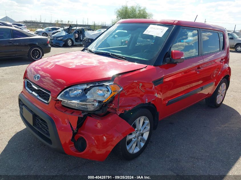 2013 Kia Soul + VIN: KNDJT2A64D7583518 Lot: 40428791