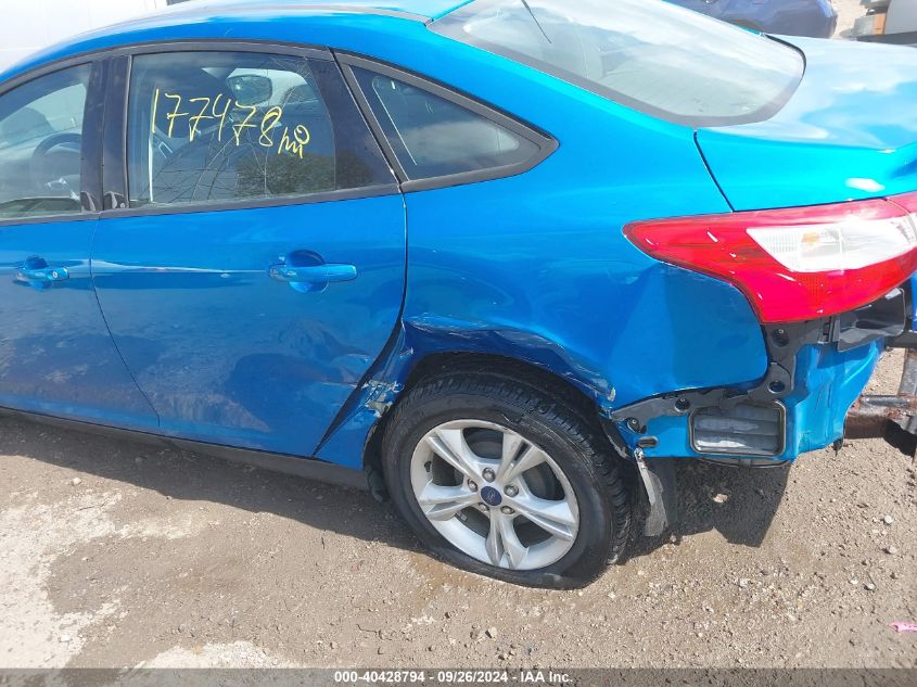 2014 Ford Focus Se VIN: 1FADP3F22EL411838 Lot: 40428794