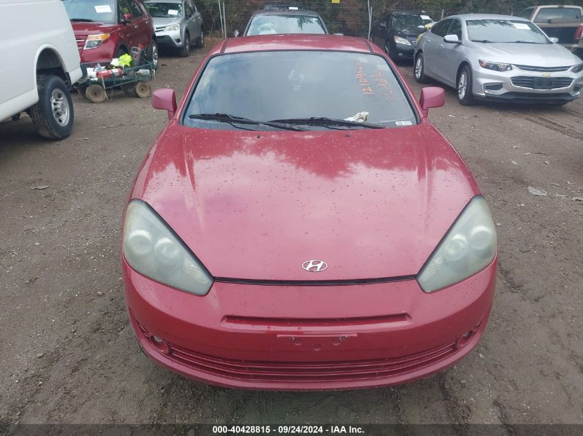 KMHHM66D88U278567 2008 Hyundai Tiburon Gs