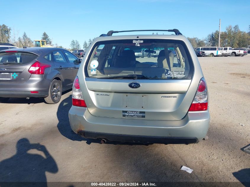 2006 Subaru Forester 2.5X VIN: JF1SG65626G734388 Lot: 40428822