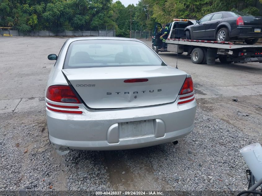 2006 Dodge Stratus Sxt VIN: 1B3EL46XX6N221420 Lot: 40428837