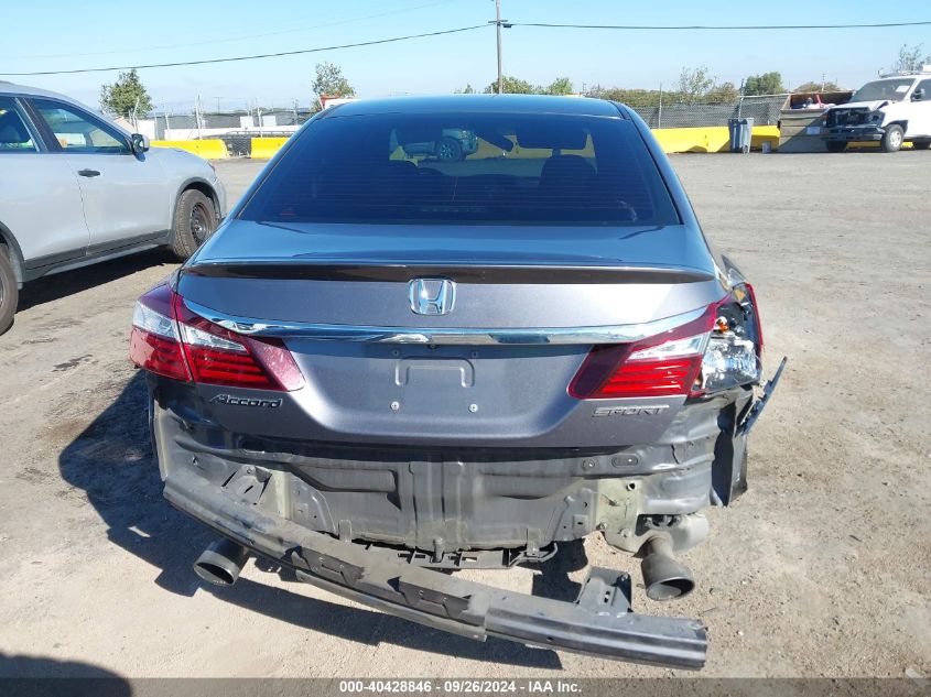 1HGCR2F58HA154237 2017 Honda Accord Sport