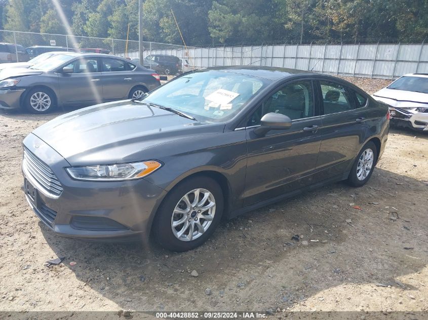 2015 FORD FUSION S - 3FA6P0G70FR299853