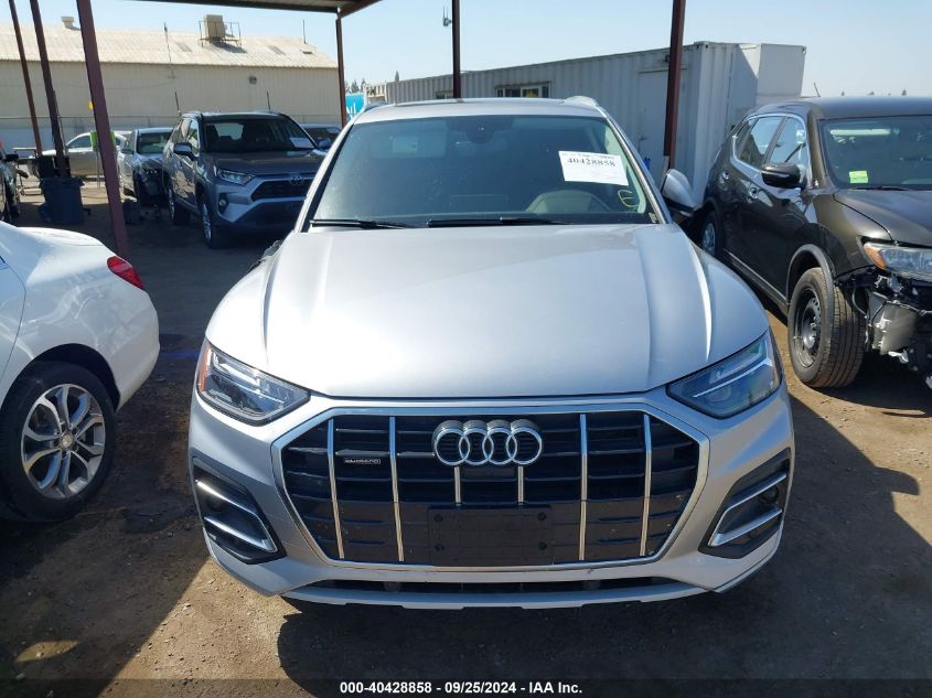 2022 Audi Q5 Premium Plus 40 Tfsi Quattro S Tronic VIN: WA1BBAFY3N2107300 Lot: 40428858