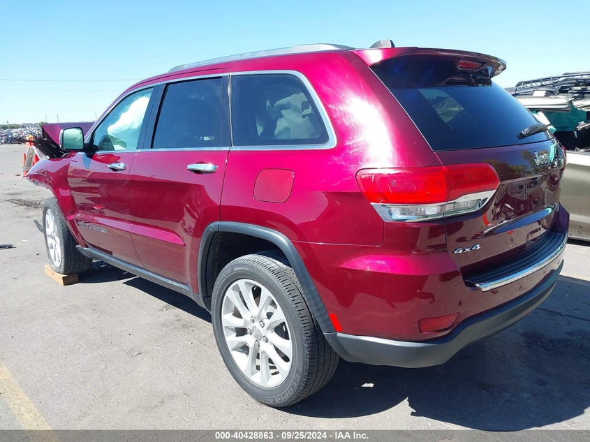 VIN 1C4RJFBG6HC745024 2017 JEEP GRAND CHEROKEE LIMITED