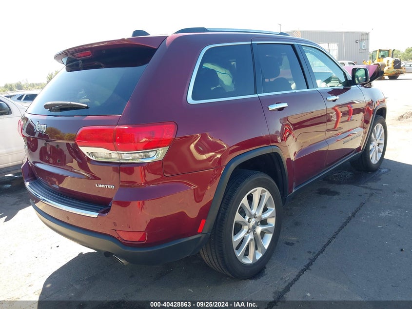 VIN 1C4RJFBG6HC745024 2017 JEEP GRAND CHEROKEE LIMITED