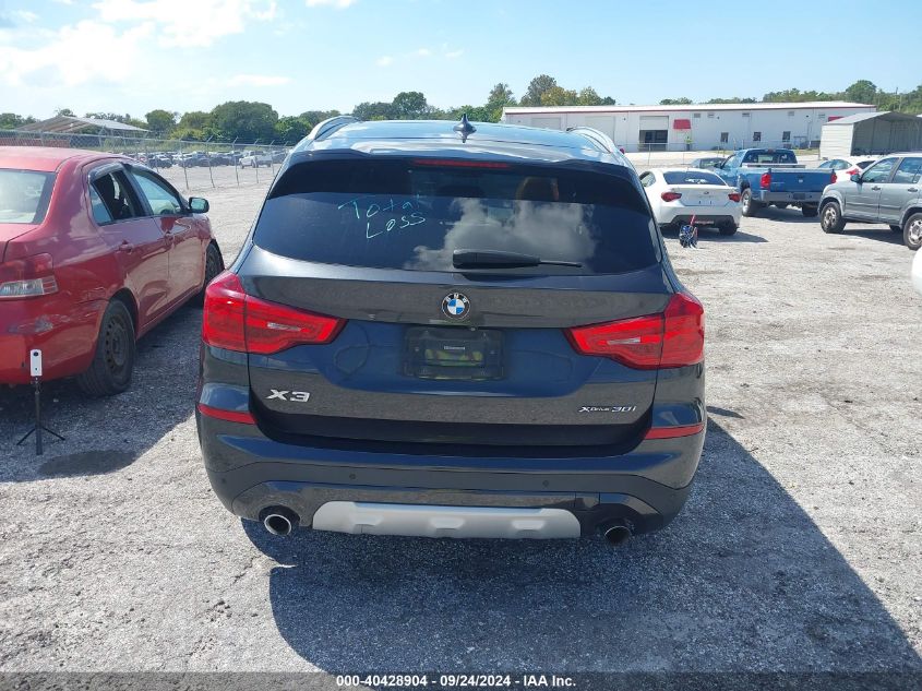 2019 BMW X3 XDRIVE30I - 5UXTR9C50KLE21685