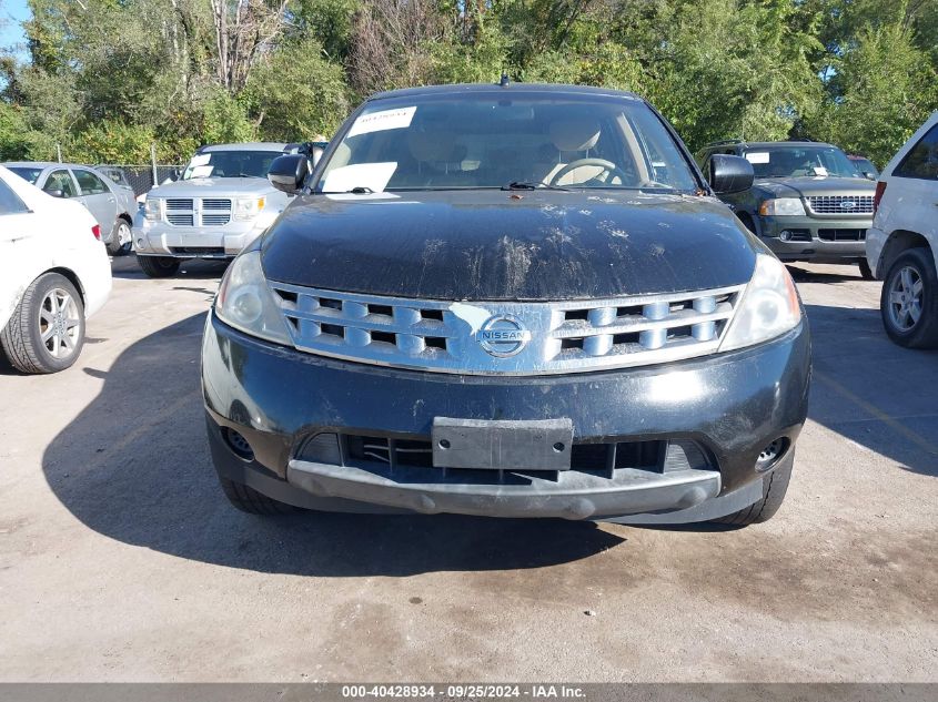 2005 Nissan Murano Sl/Se/S VIN: JN8AZ08C75W319428 Lot: 40428934