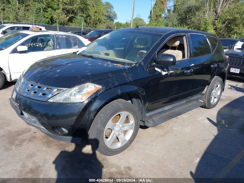 2005 Nissan Murano Sl/Se/S VIN: JN8AZ08C75W319428 Lot: 40428934