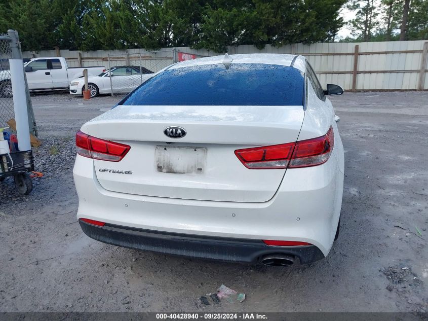 2018 Kia Optima Lx VIN: 5XXGT4L30JG204588 Lot: 40428940