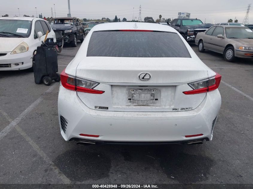 2016 Lexus Rc 200T VIN: JTHHA5BC7G5003266 Lot: 40428948