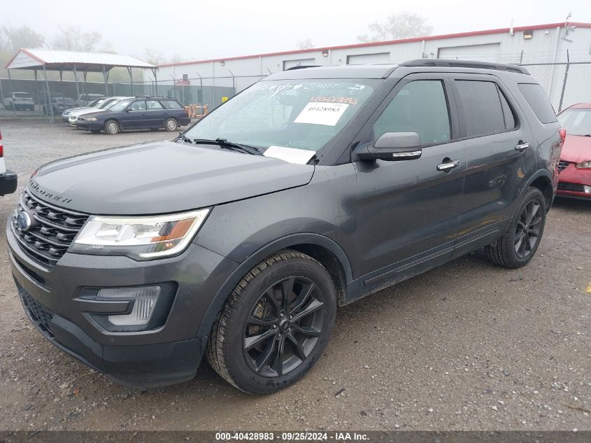 1FM5K8D84HGE09924 2017 FORD EXPLORER - Image 2