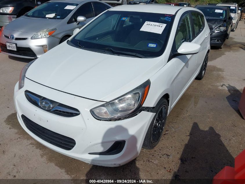 2014 Hyundai Accent Gs VIN: KMHCT5AE6EU187817 Lot: 40428984