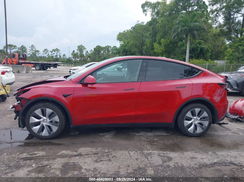 2022 Tesla Model Y Long Range Dual Motor All-Wheel Drive VIN: 7SAYGDEE8NA005045 Lot: 40429003