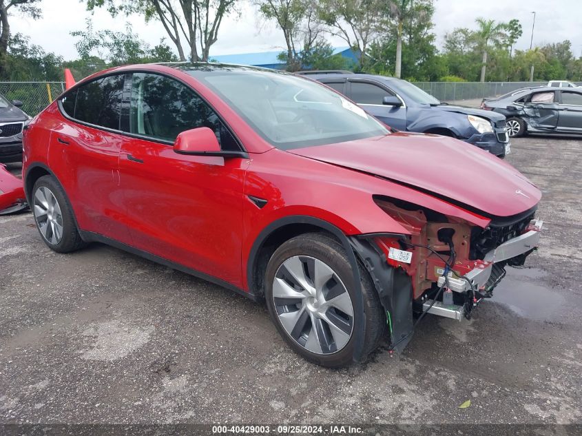 2022 TESLA MODEL Y LONG RANGE DUAL MOTOR ALL-WHEEL DRIVE - 7SAYGDEE8NA005045