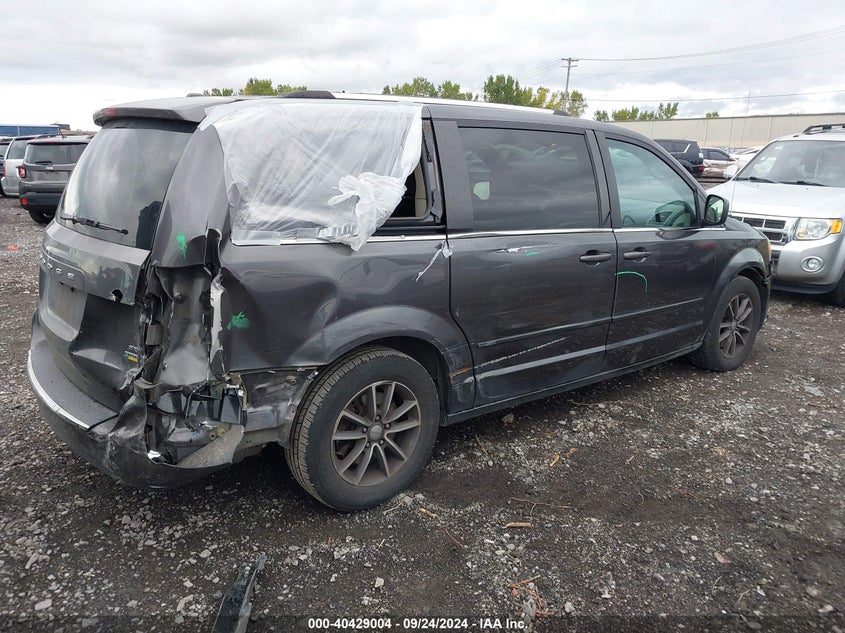 VIN 2C4RDGCG8HR699795 2017 DODGE GRAND CARAVAN SXT