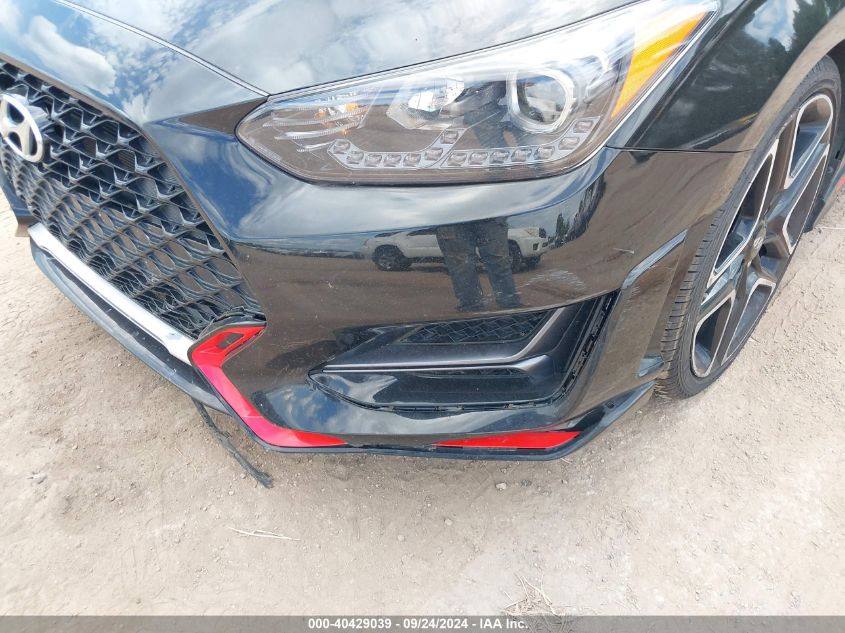 2022 Hyundai Veloster N VIN: KMHT36AH8NU015160 Lot: 40429039