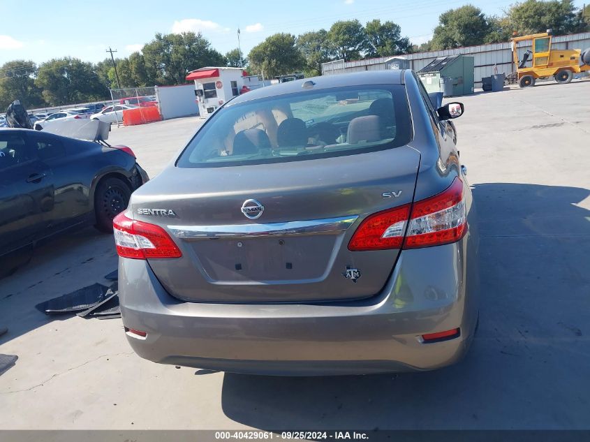 2015 Nissan Sentra Fe+ S/S/Sl/Sr/Sv VIN: 3N1AB7APXFL657213 Lot: 40429061