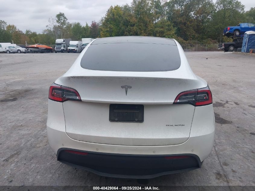 2021 Tesla Model Y Long Range Dual Motor All-Wheel Drive VIN: 5YJYGDEE4MF090674 Lot: 40429064