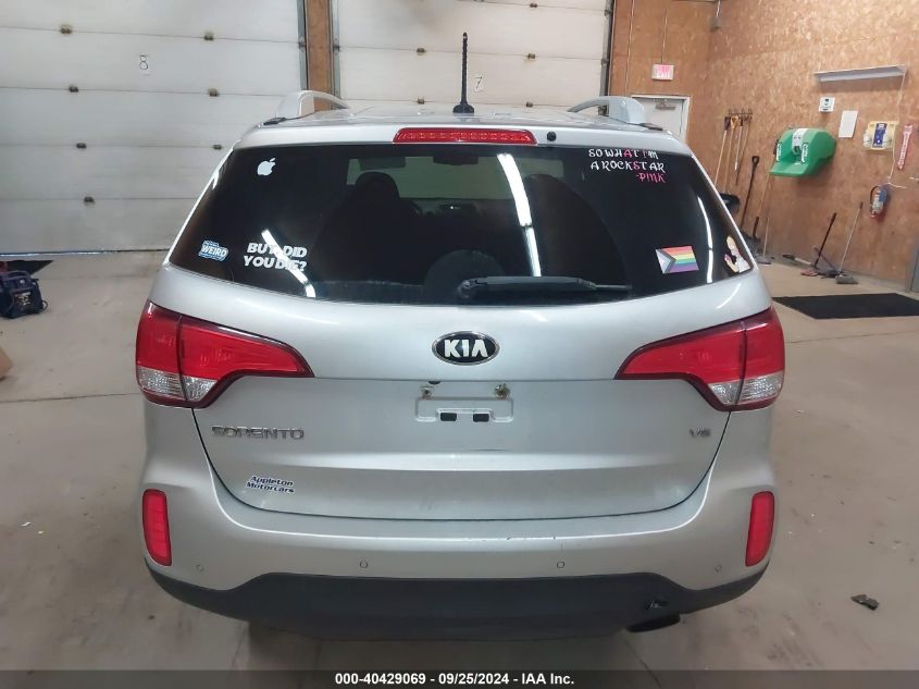 2015 Kia Sorento Lx V6 VIN: 5XYKTDA70FG611801 Lot: 40429069