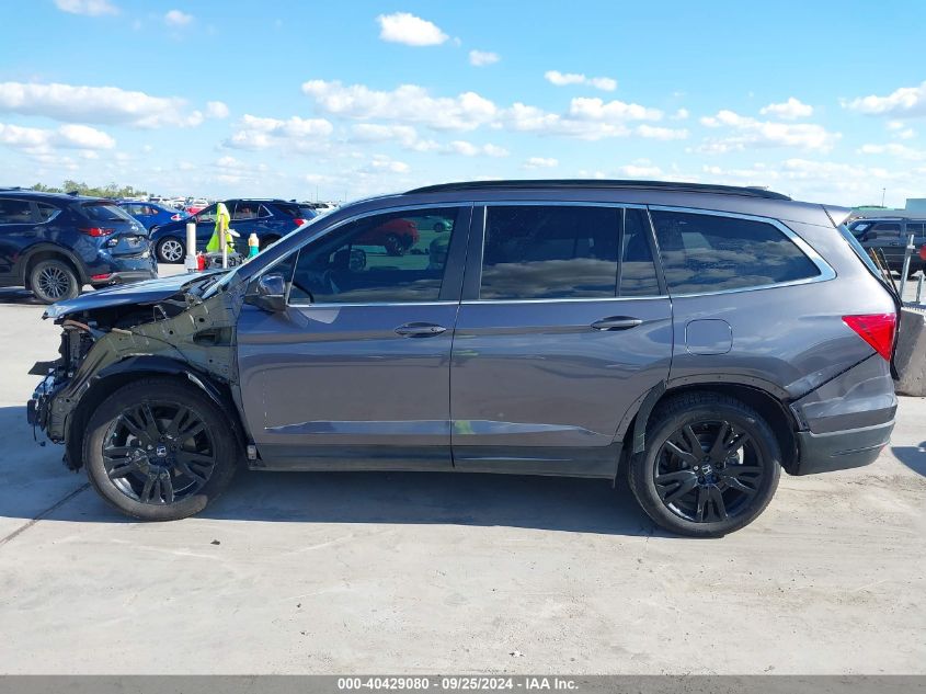 2021 Honda Pilot 2Wd Special Edition VIN: 5FNYF5H23MB038477 Lot: 40429080