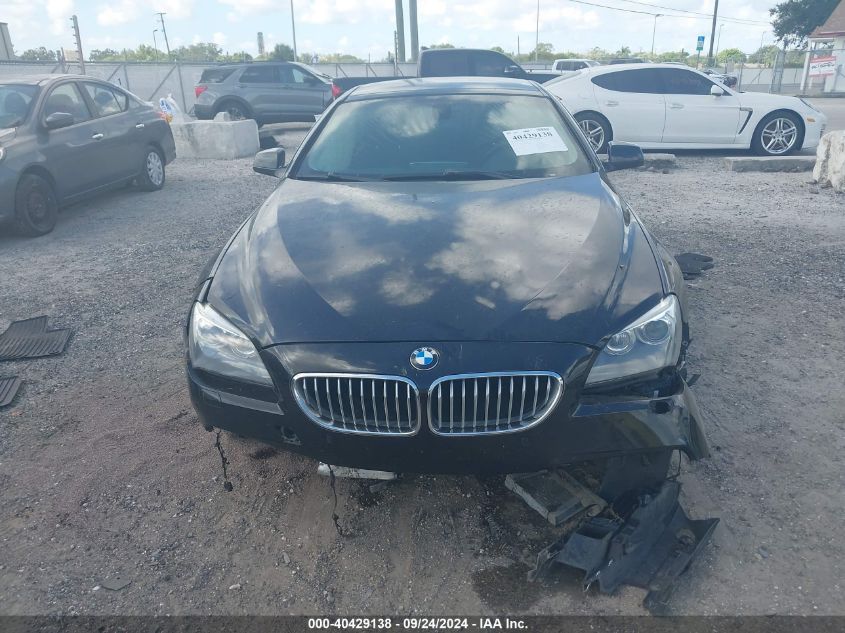 2012 BMW 650I xDrive VIN: WBALX5C56CC894261 Lot: 40429138