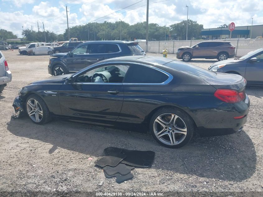 2012 BMW 650I xDrive VIN: WBALX5C56CC894261 Lot: 40429138