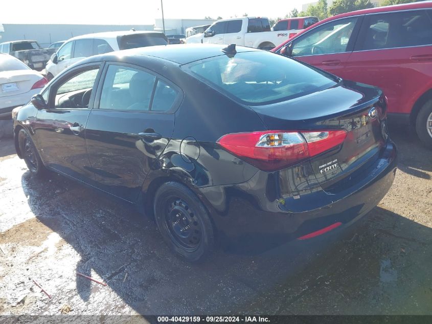 VIN KNAFX4A66G5498926 2016 KIA Forte, LX no.3