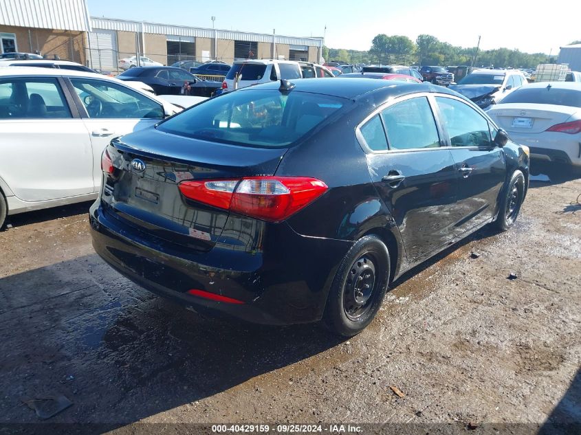 VIN KNAFX4A66G5498926 2016 KIA Forte, LX no.4