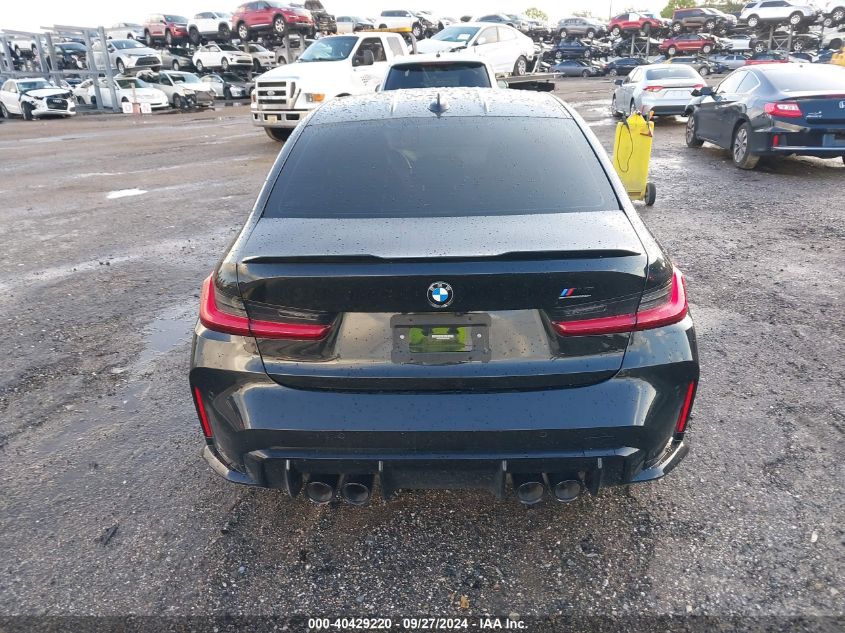 2021 BMW M3 Competition VIN: WBS33AY00MFK73692 Lot: 40429220