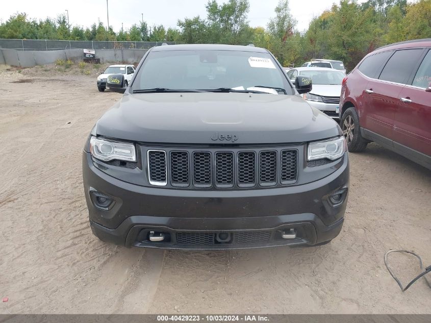 2014 Jeep Grand Cherokee Overland VIN: 1C4RJFCG0EC172096 Lot: 40429223