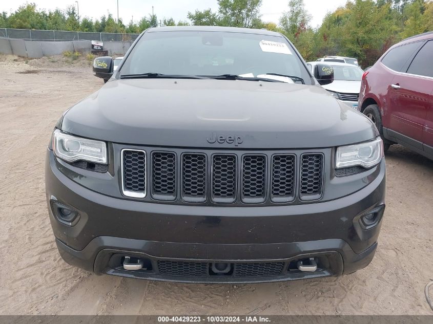 2014 Jeep Grand Cherokee Overland VIN: 1C4RJFCG0EC172096 Lot: 40429223