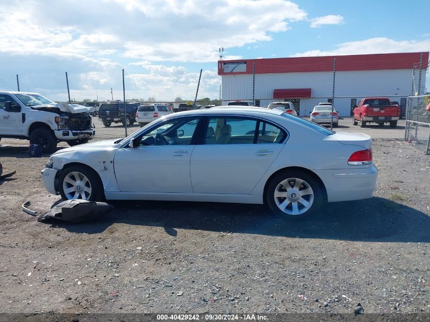 2008 BMW 750Li Li VIN: WBAHN83538DT78258 Lot: 40429242