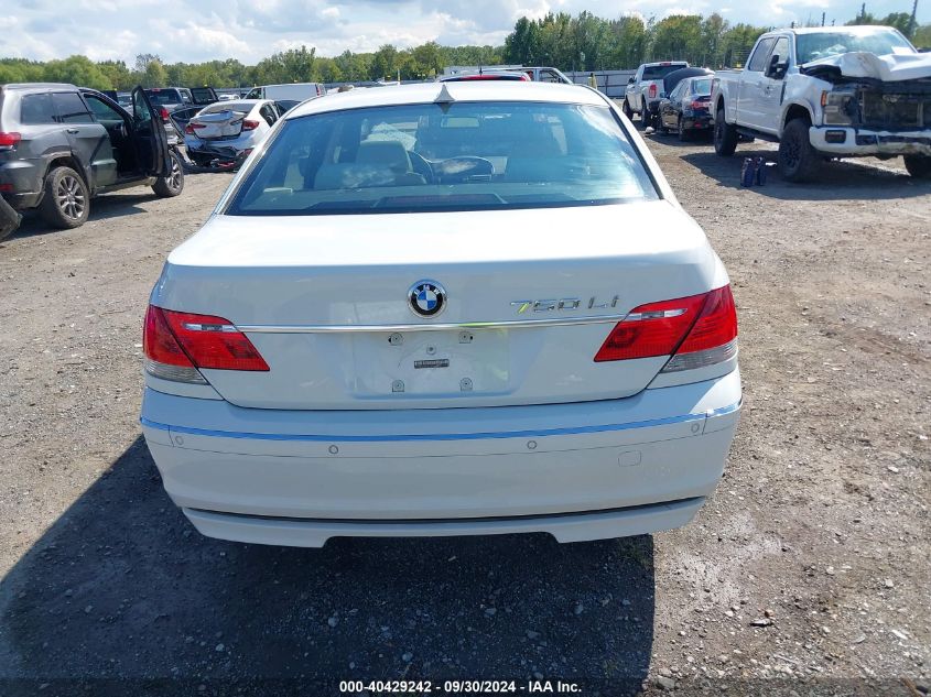 2008 BMW 750Li Li VIN: WBAHN83538DT78258 Lot: 40429242