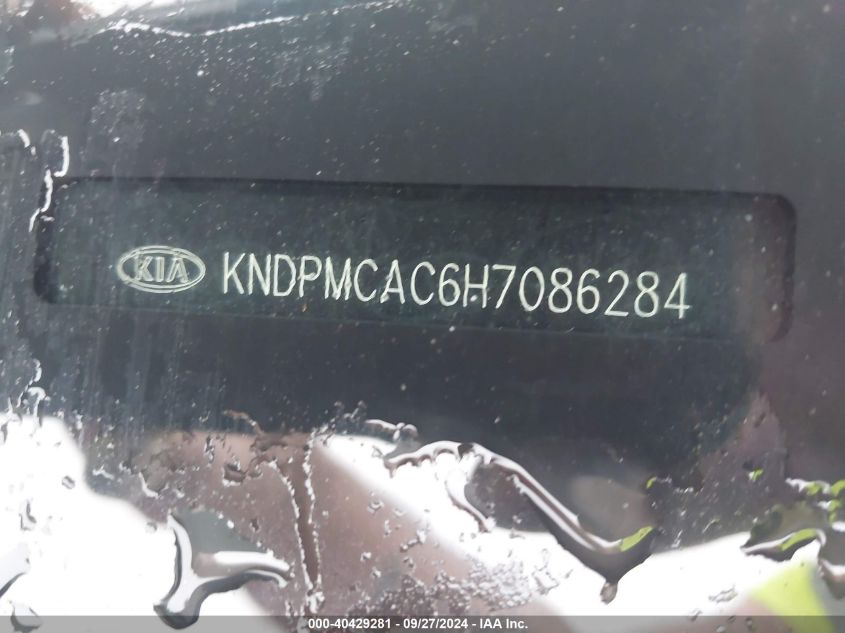 KNDPMCAC6H7086284 2017 Kia Sportage Lx